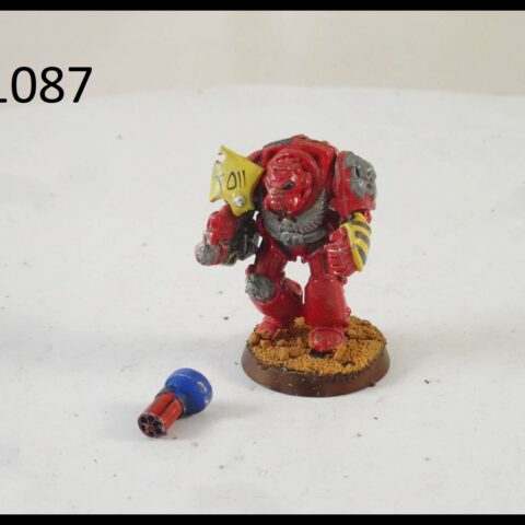 40K METAL SPACE MARINE TERMINATOR SQUAD POWLER FIST AND ASSAULT CANNON