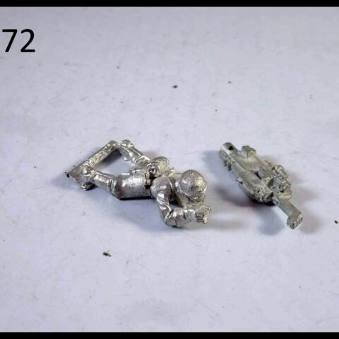 40K METAL IMPERIAL GUARD STEEL LEGION HEAVY BOLTER GUNNER no bi pod