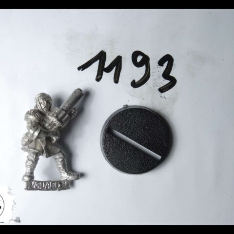 40K METAL IMPERIAL GUARD TALLARN DESERT RAIDER WITH GRENADE LAUNCHER