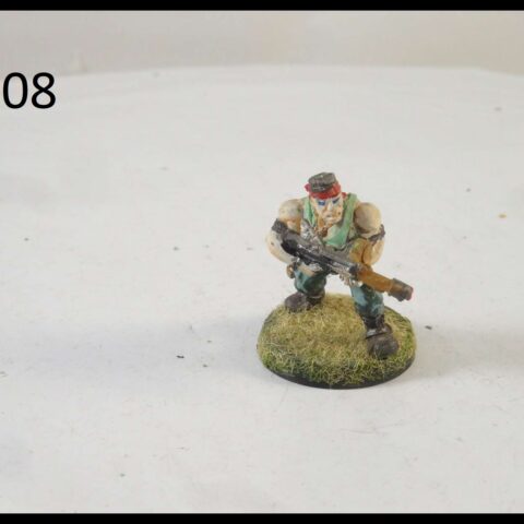 40K METAL IMPERIAL GUARD JUNGLE FIGHTER WITH LASGUN 2