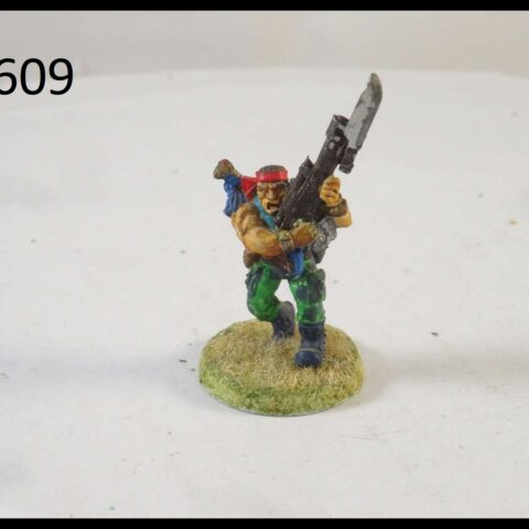 40K METAL IMPERIAL GUARD JUNGLE FIGHTER WITH LASGUN 3