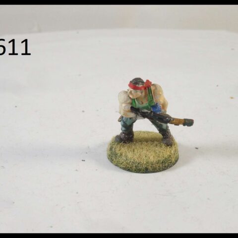 40K METAL IMPERIAL GUARD JUNGLE FIGHTER WITH LASGUN 4