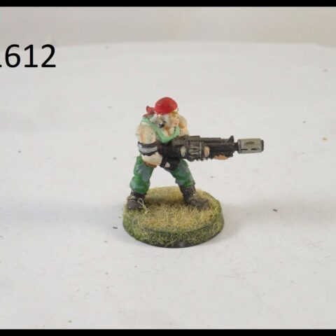 40K METAL IMPERIAL GUARD JUNGLE FIGHTER WITH MELTA GUN