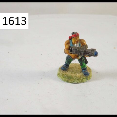 40K METAL IMPERIAL GUARD JUNGLE FIGHTER WITH FLAMER