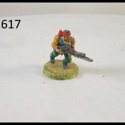 40K METAL IMPERIAL GUARD JUNGLE FIGHTER WITH LASGUN 7