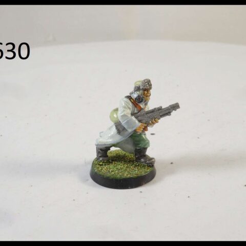 40K METAL IMPERIAL GUARD ICE WARRIORS OF VALHALLA WITH LASGUN 2