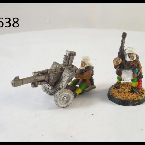 40K METAL IMPERIAL GUARD TALLARN DESERT RAIDERS AUTOCANNON