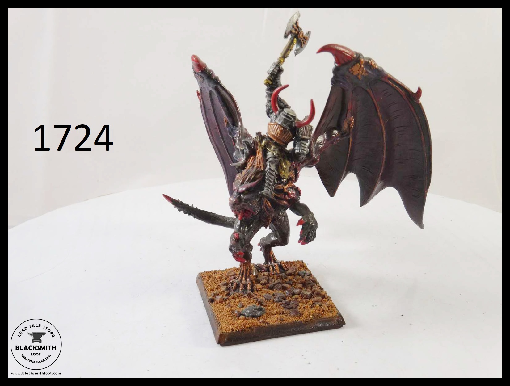 Warhammer Dark Elf Beastmaster On Manticore – Figurine Metal