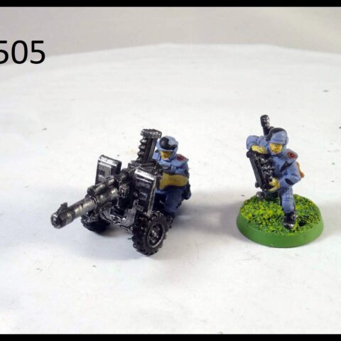 40K METAL IMPERIAL GUARD CADIAN SHOCK AUTOCANNON + LOADER