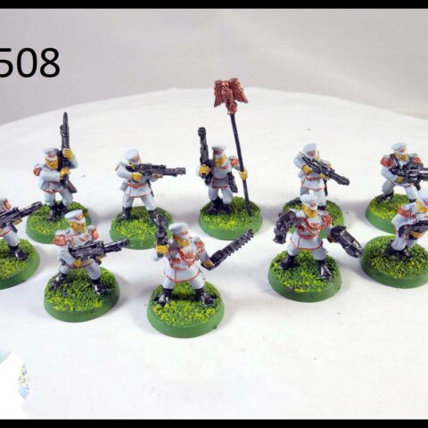 40K METAL IMPERIAL GUARD MORDIAN 10 X IRON GUARD