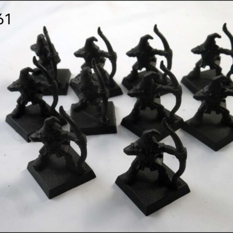 PLASTIC ORCS & GOBLINS 10 X NIGHT GOBLIN BOWMEN