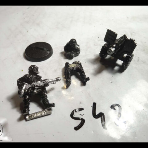 40K METAL IMPERIAL GUARD CADIAN SHOCK TROOP HEAVY BOLTER