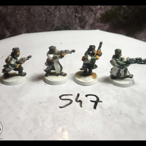 40K METAL IMPERIAL GUARD 4 X ICE WARRIOR OF VALHALLAN