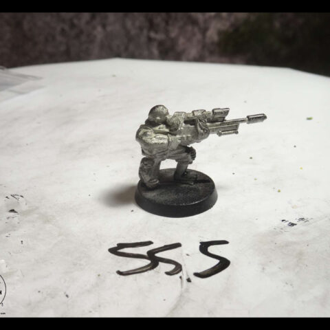 40K METAL IMPERIAL GUARD TALLARN TROOP HEAVY BOLTER